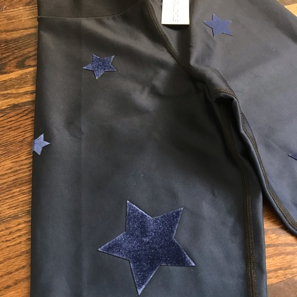 ULTRACOR x SOUL CYCLE ombré velvet star leggings - Picture 2 of 4